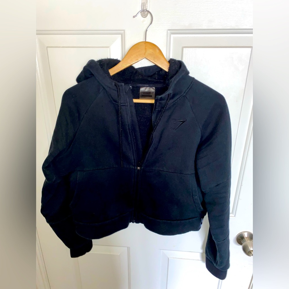 Gymshark Crop Zip Up Hoodie